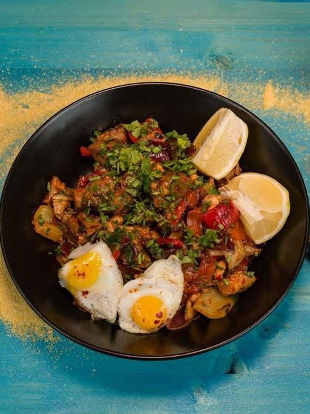 Tigaie picantă de pui sau porc