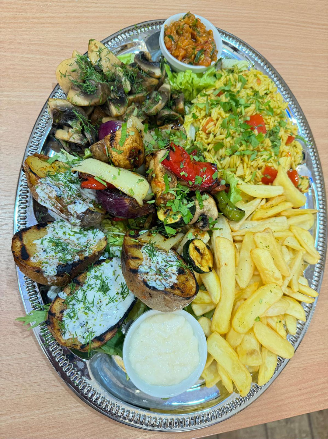 Platou de Vegetarieni