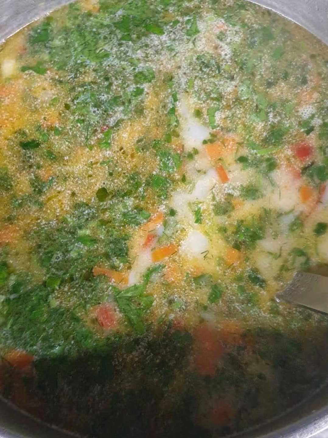 Ciorbă de “verişoare” din neamul porcului şi al boului şcolit á la grec