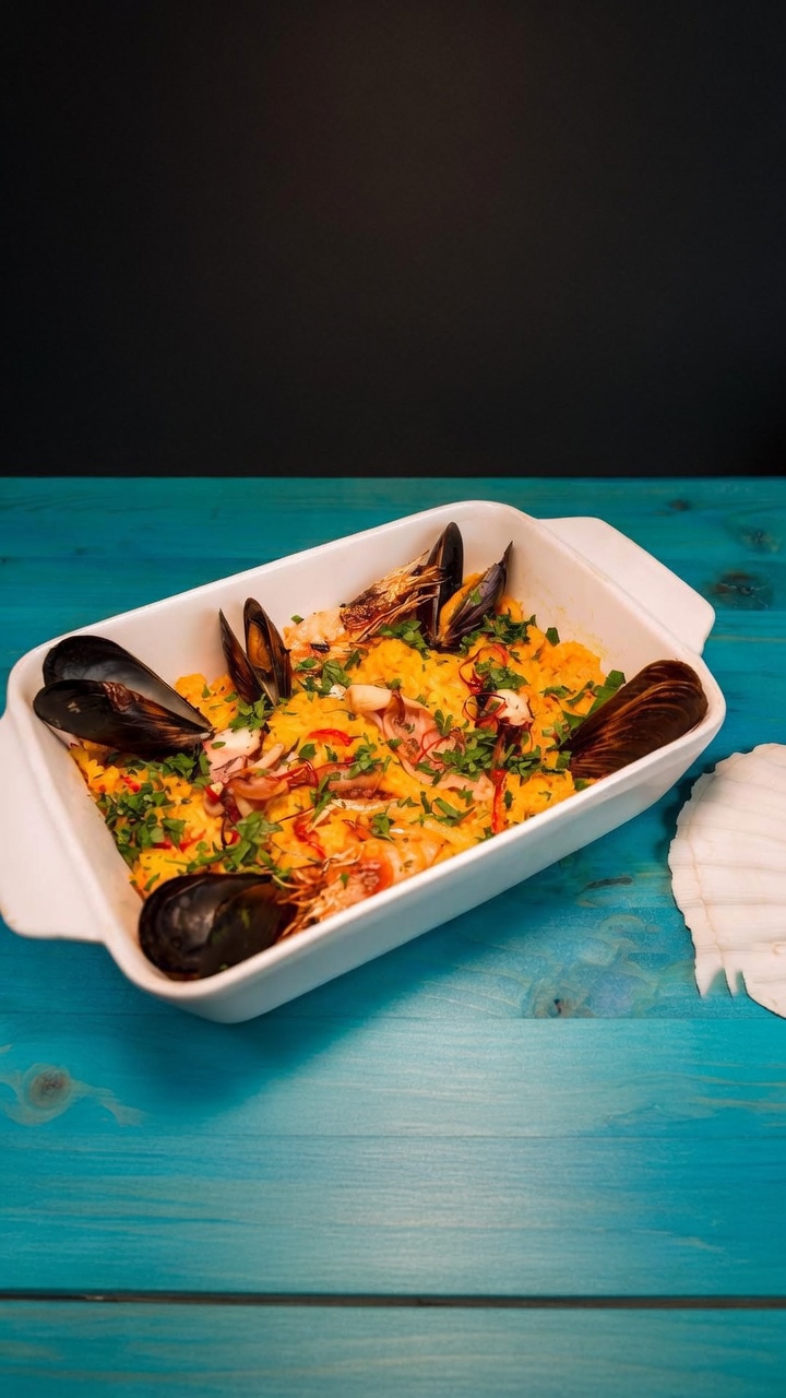 Paella Marisco (reţetă valenciană)